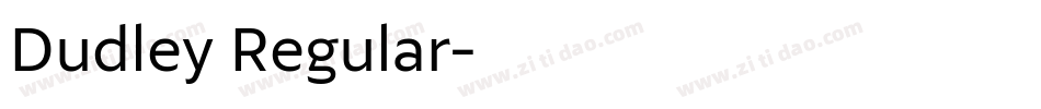 Dudley Regular字体转换